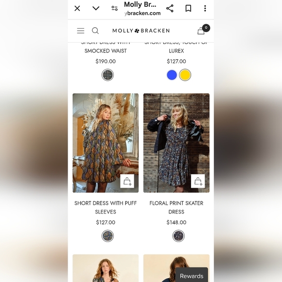Molly Braken navy blue dress floral pattern, ruched waist, surplice bodice Sz XL - Picture 11 of 11
